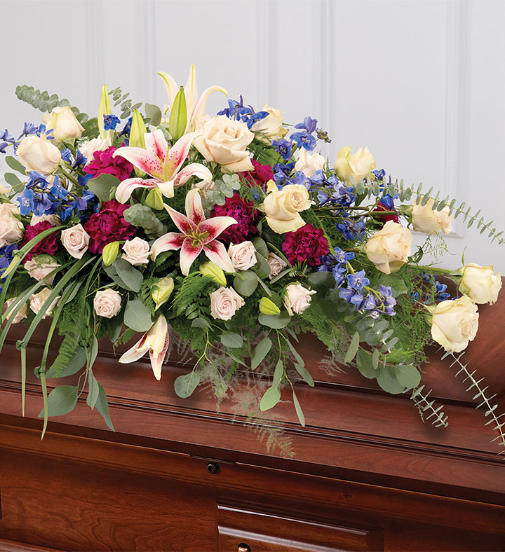 Red/White/Blue Casket Tribute